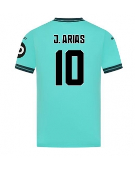 Billige Fotballdrakt Wolves Jhon Arias #10 Replika Bortedrakt 2025-26 Kortermet Billige Fotballdrakt Wolves Jhon Arias #10 Replika Bortedrakt 2025-26 Kortermet